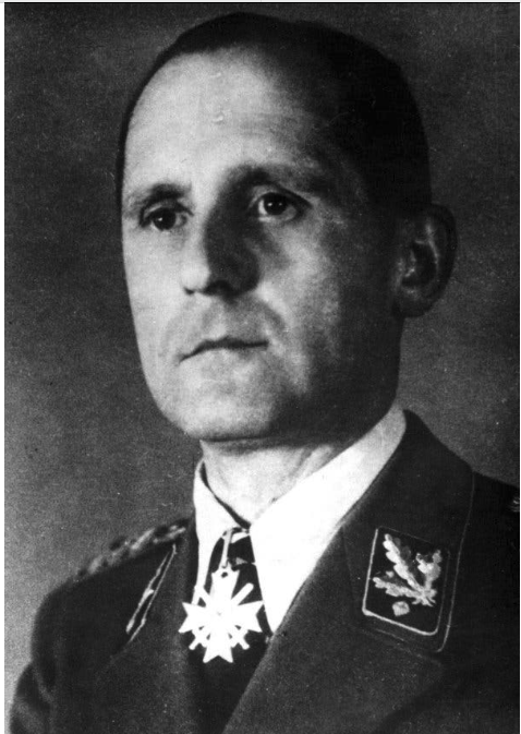 Müller som SS-general. Gestapo hade inga egna uniformer.